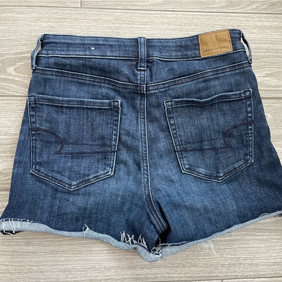 American Eagle Outfitters Jean shorts, Super Hi Rise Shortie—size 4••• - Picture 2 of 8